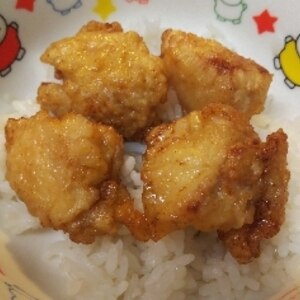 鶏むね肉で鶏天丼